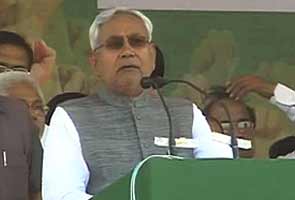 Nitish speaking